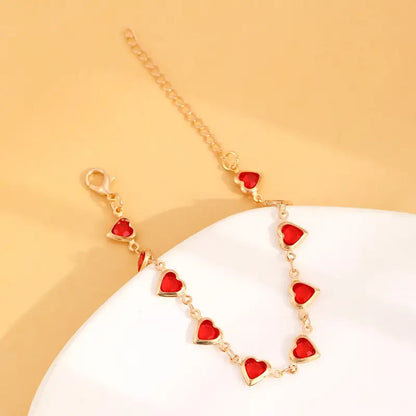 Ophelyra Granatellarmband | Guld